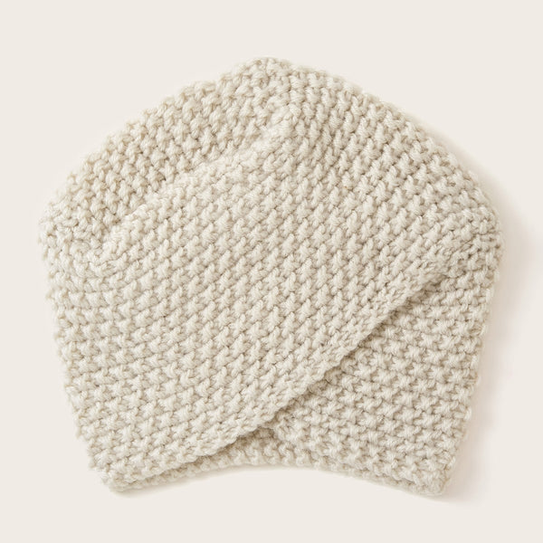 Solid Knit Turban Hat
