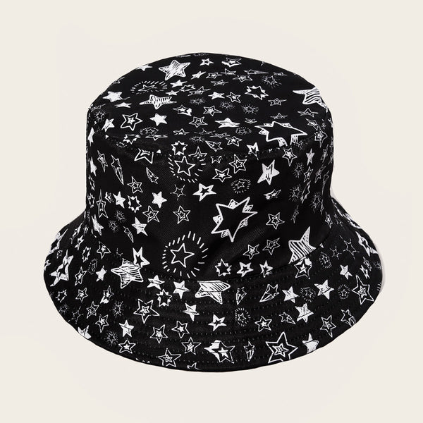 Star Pattern Bucket Hat