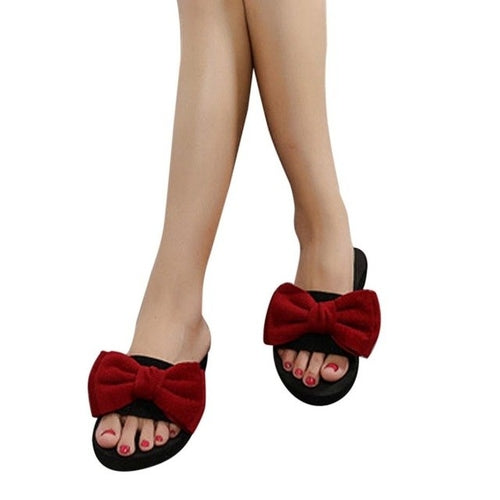 Hot Sale Women Flip Flop Bow Summer Sandals