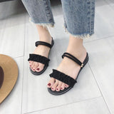 Women Fashion Style Sandals Female Lace Indoor