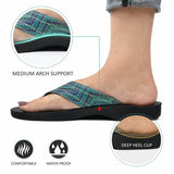 AEROSOFT - Jute Vibrant Strap Comfortable Toe Post Summer Flip Flops