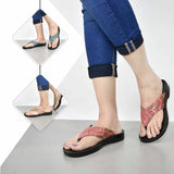 AEROSOFT - Jute Vibrant Strap Comfortable Toe Post Summer Flip Flops