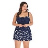 Dots Print Swimwear Brazilian Monokini Skirt Swimsuit Women Bodysuit Plus Size Swimsuit 2017 Vintage Retro Bathing Suit bikinis