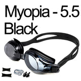 Swimming Goggles Myopia Professional Anti-fog UV Swimming Glasses Men Women Silicone Diopters Swim Sports Eyewear Optional Case