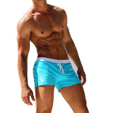 AQUX Brand men's Swim low rise swimwear sexy low personality male beach swimming trunks shorts men boxer trunks bathing slips