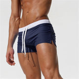 Summer Swimwear Men's Boxer Shorts Swim Trunks