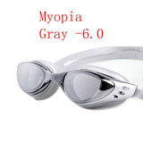 Swimming Glasses Myopia Adult Professional Anti Fog Electroplate Natacion Men Women Swim Pool Goggles Diopter Water Swim Eyewear