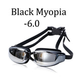 Swim Glasses Myopia Prescription Corrective Lens Pool Waterproof Adult Child Professional Swim Eyewear Optical Swimming Goggles