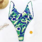 New Sexy high Leg cut One Piece Swimsuit Thong Swimwear Women's Backless Monokini Brazilian Bathing Suit