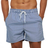Men's Quick Dry Printed Shorts Swim Trunks with Mesh Lining Swimwear
