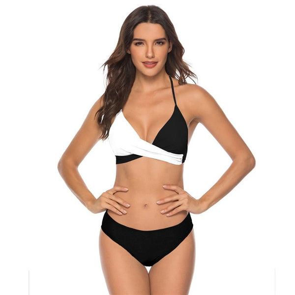 2021 Women Sexy Bikini Set Push Up Female Swimsuit Swimwear Swim Separate Two Piece Brazilian Bathing Suit Large Plus Size XXXL