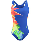 Riseado Competition Swimwear Women 2021 One Piece Swimsuit Racer Back Sport Swimming Suits for Women Digital Print Bathing Suits
