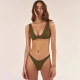 New Solid Swimsuit Push Up Bikini Set Brazilian Bathing Suit
