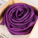 Women's Long Scarf Multifunction Sunscreen Shawl Female Thin Simple Solid Color Scarf Shawl Decoration